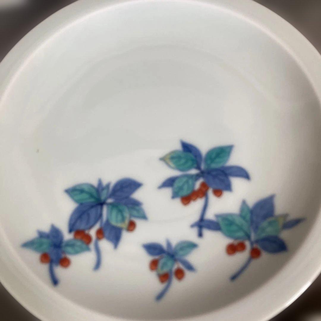 【今右衛門】色鍋島の伝統　人間国宝　十三代今泉今右衛門作　錦絵変り花絵　銘々皿揃