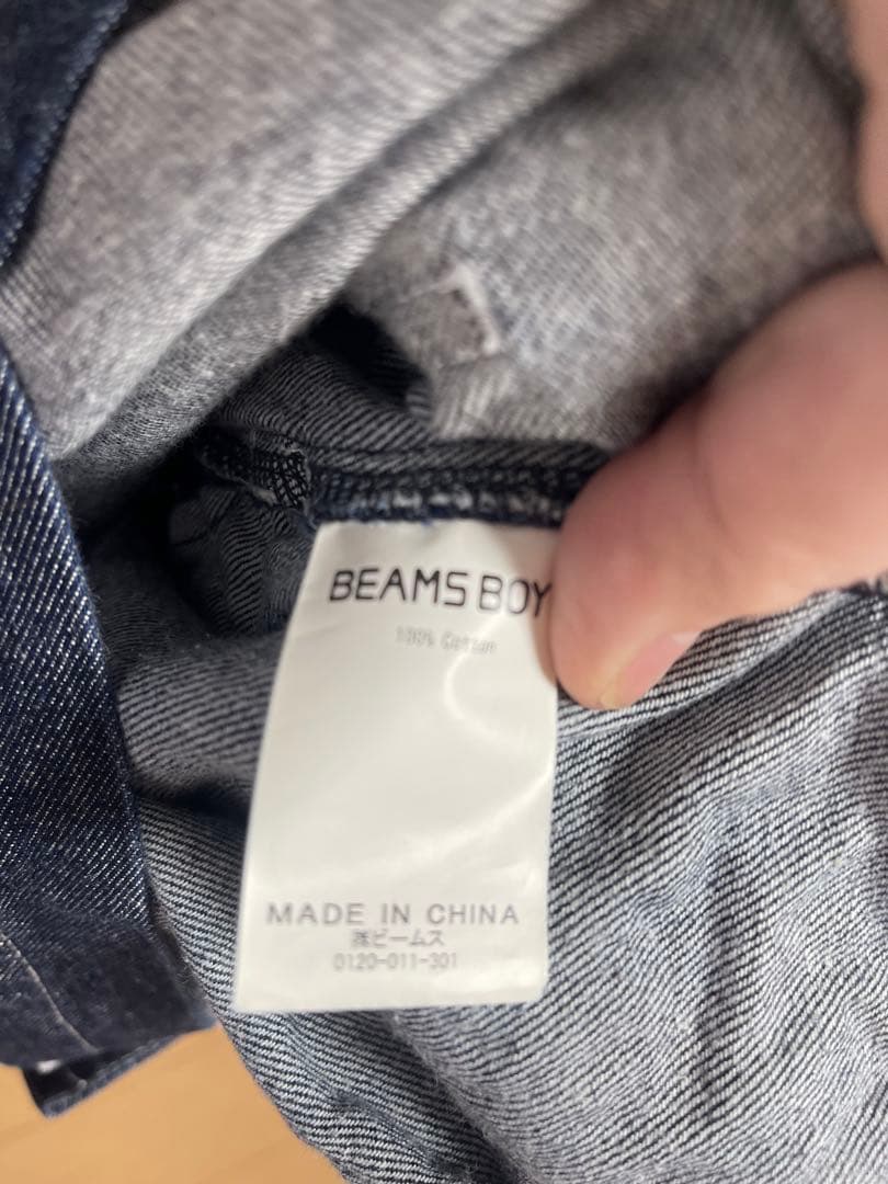 BEAMS BOY ユーロワーク　オーバーオール　インディゴ　サロペット