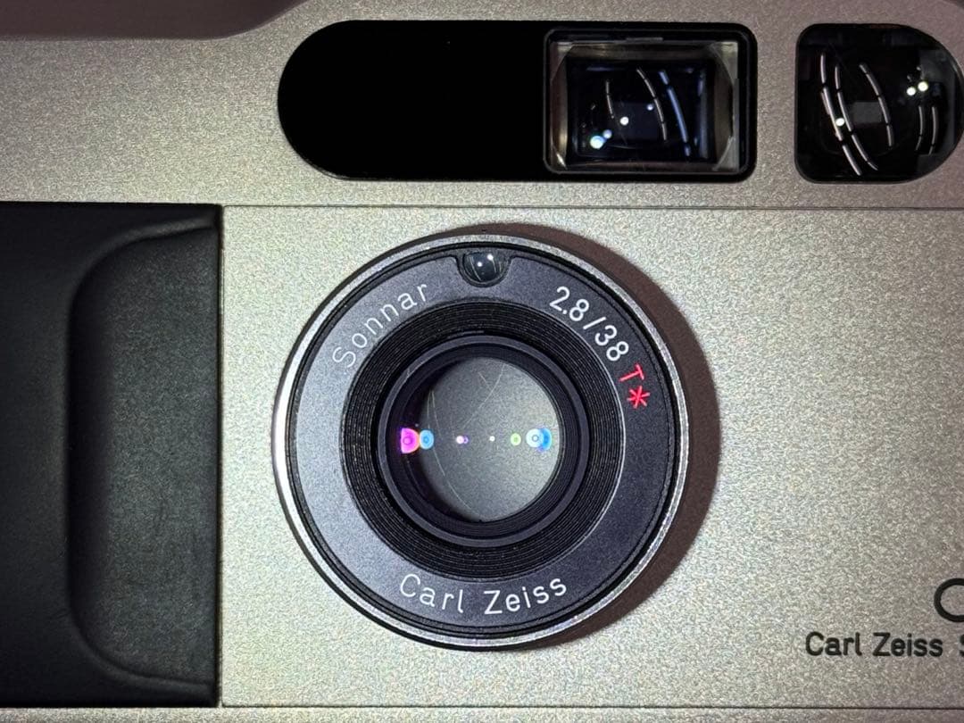 CONTAX T2 チタンシルバー 純正ケース付き