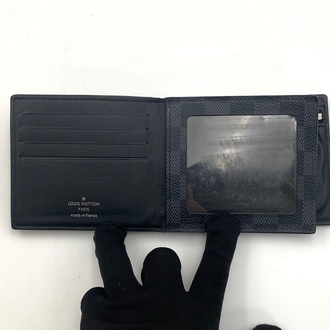 ルイヴィトン ダミエグラフィット ポルトフォイユ アメリゴ NM 二つ折り財布