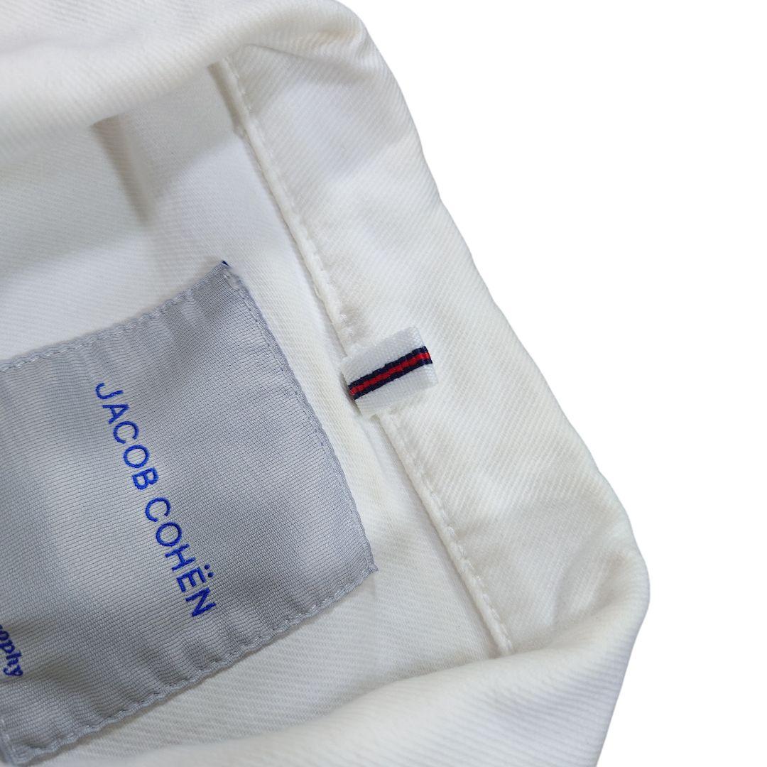 JACOB COHEN ヤコブコーエン 白 デニムジャケット S ストレッチ