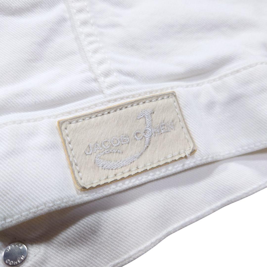 JACOB COHEN ヤコブコーエン 白 デニムジャケット S ストレッチ