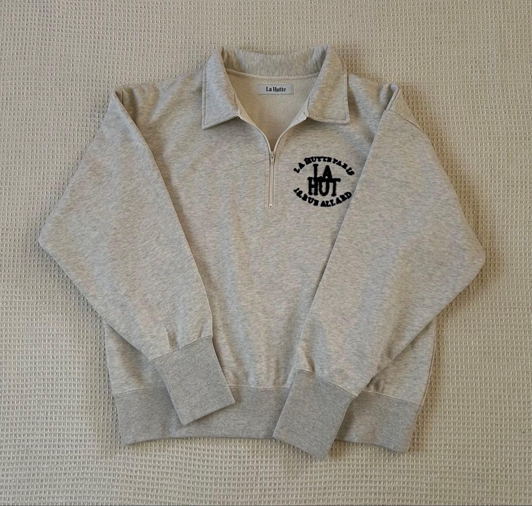 スピックアンドスパン　ラユット　ハーフジップスウェット