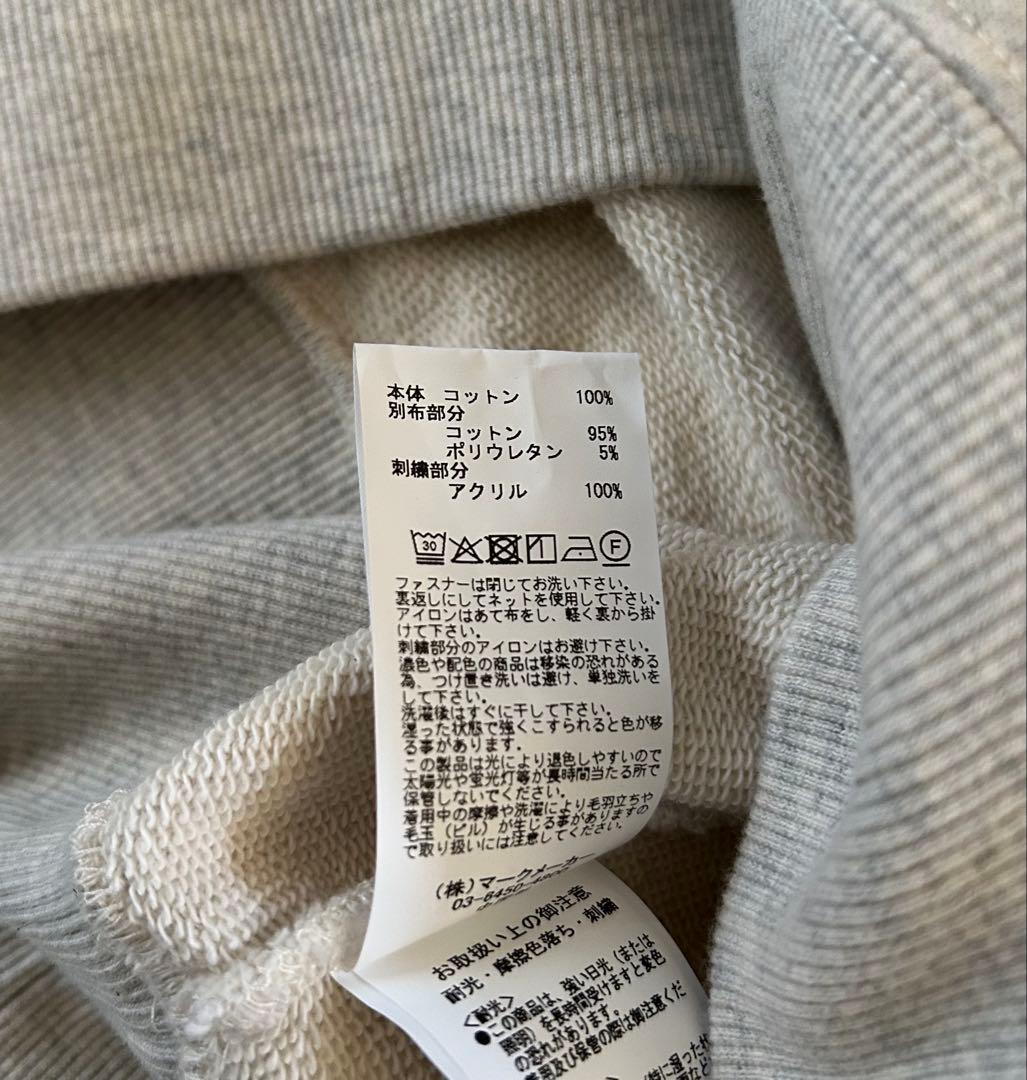 スピックアンドスパン　ラユット　ハーフジップスウェット