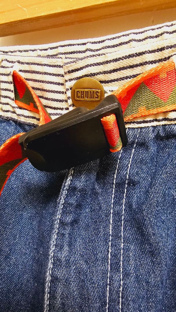 CHUMS x FRAPBOIS コラボレアな♥️デニムサルエルパンツ デニム