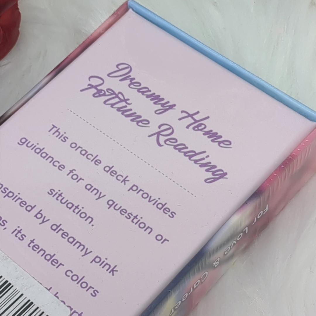 【正規品オラクルカード】夢可愛い✨ピンクエッジ✨家がテーマの女子力溢れるデッキ