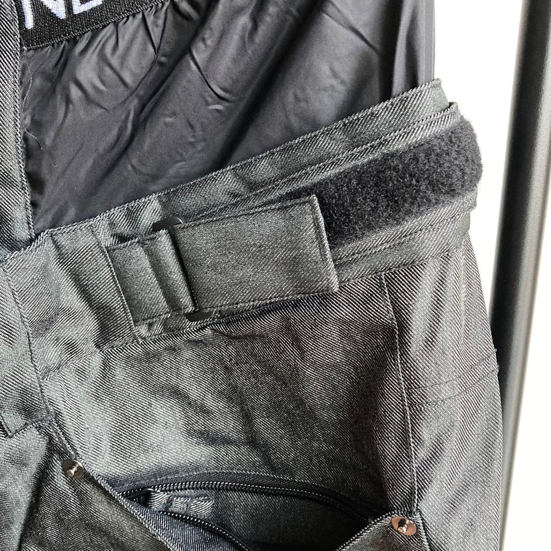 Lサイズ　レディース　スノーボードウェア　ボトムス　ズボン　デニム　黒　ブラック