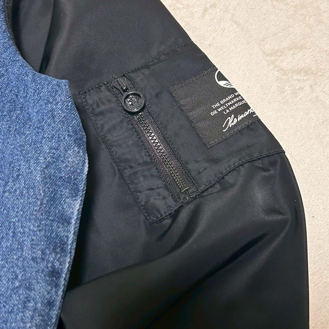 アディダス カレッジデニムジャケット M デニム ブルゾン レディース