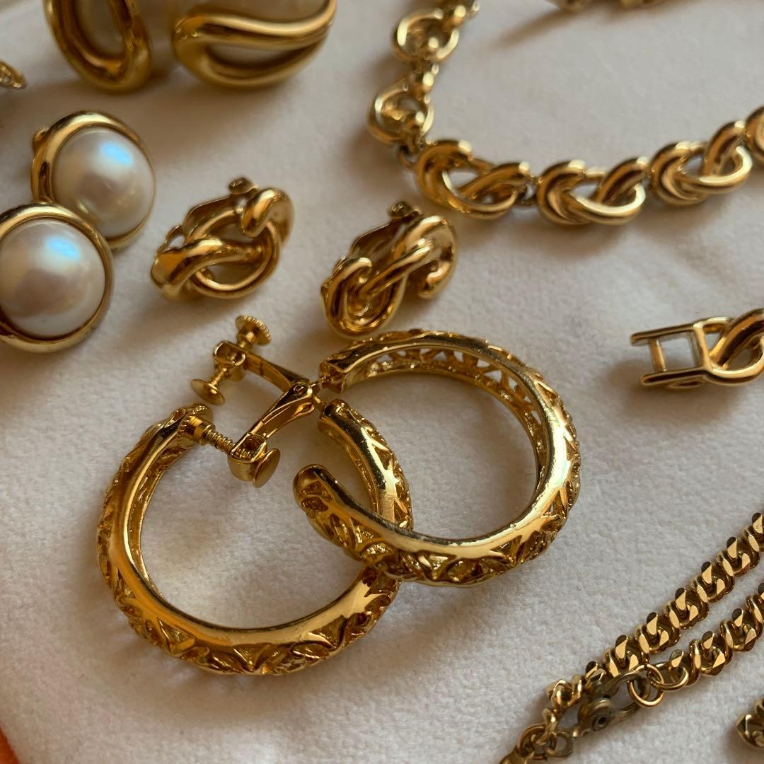 ゴールドジュエリーセット 9点入り