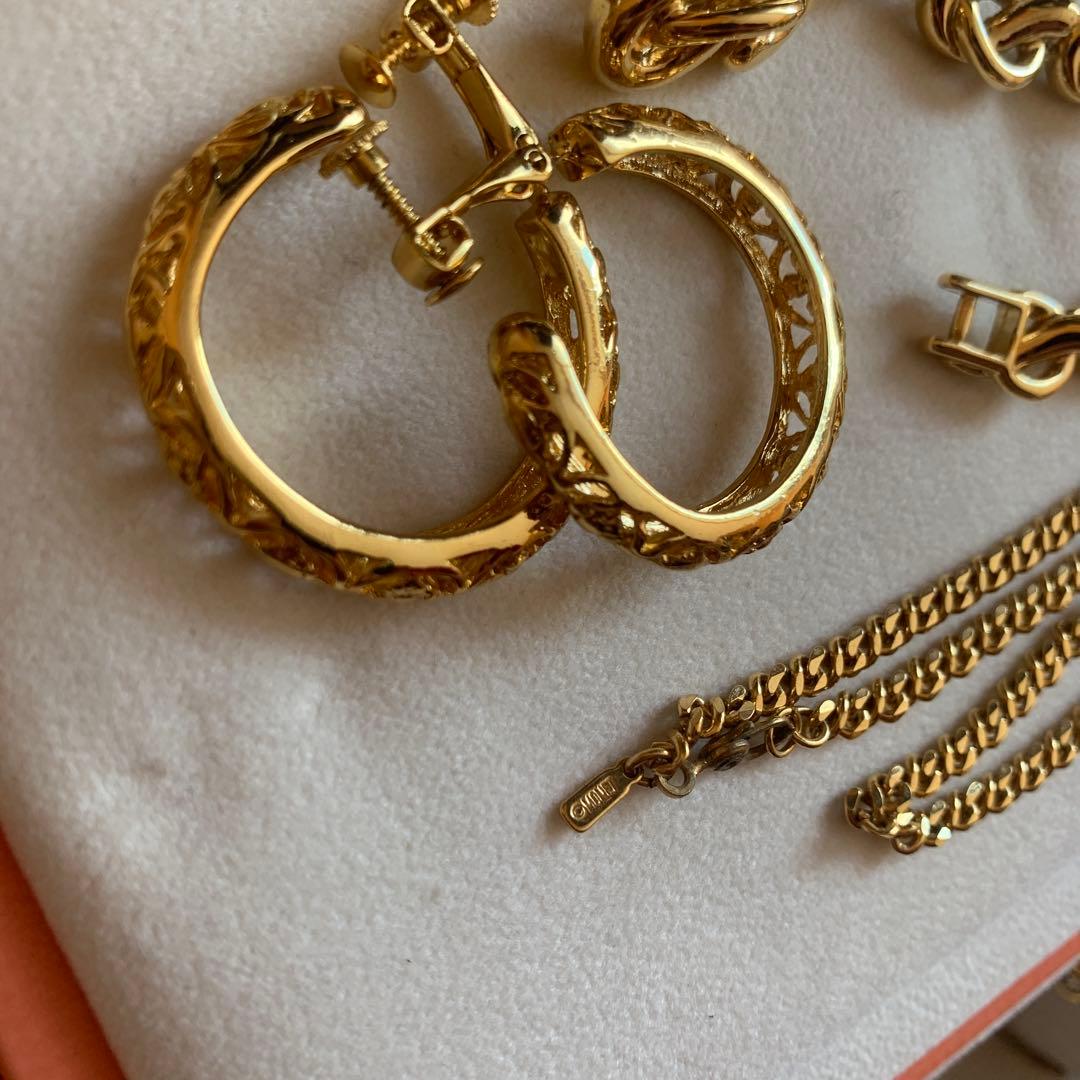 ゴールドジュエリーセット 9点入り