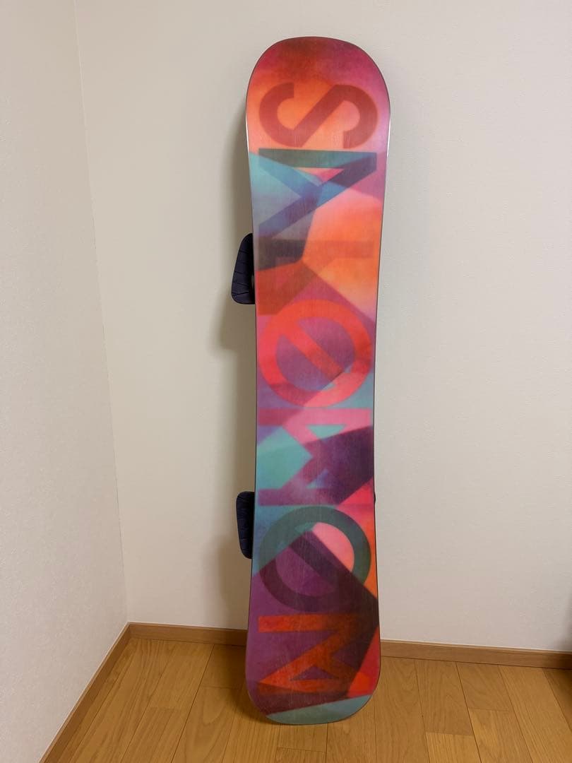 スノーボード　ビンディング　SALOMON レディース　ビンディング付　ケース付