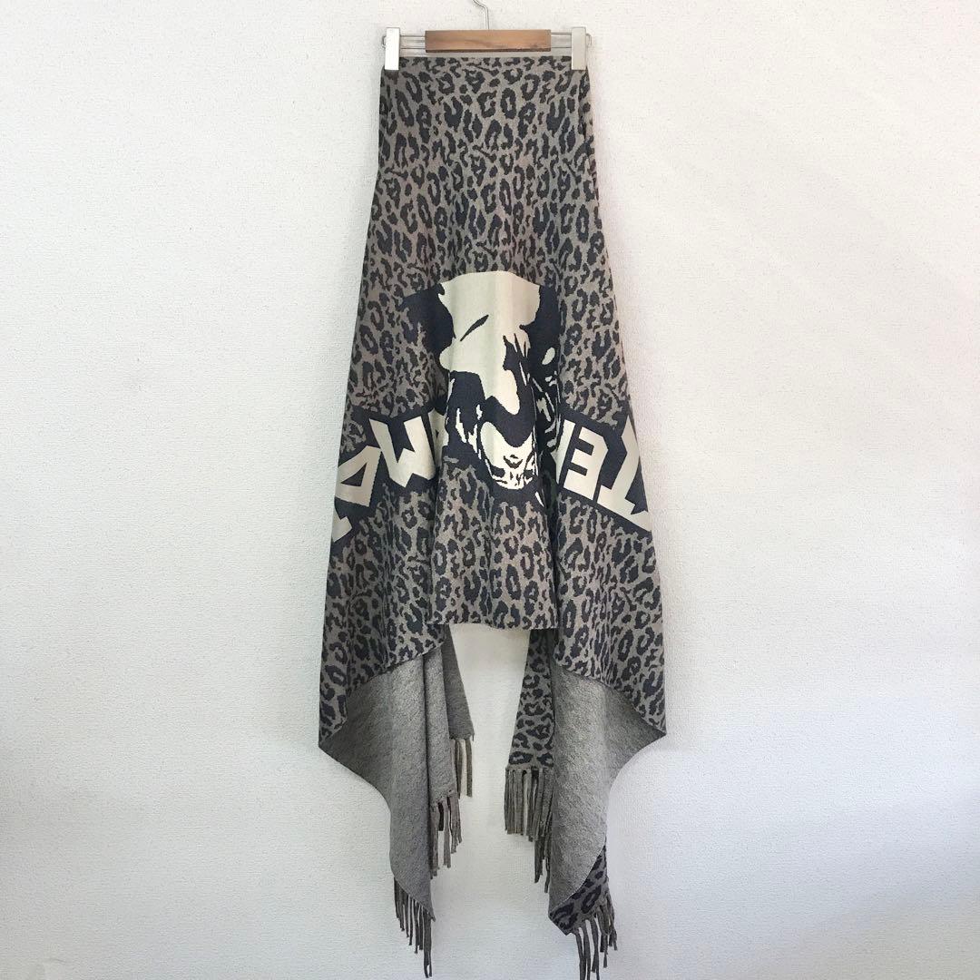 ヒステリックグラマー ポンチョ ストール レオパ カーディガン S3210