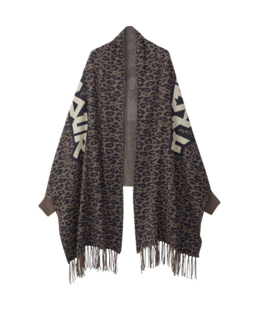 ヒステリックグラマー ポンチョ ストール レオパ カーディガン S3210