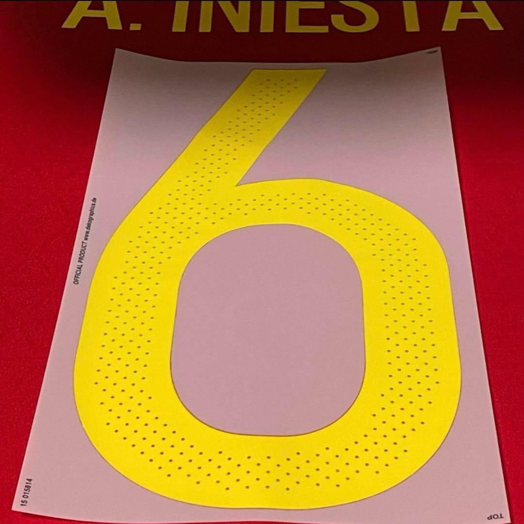 スペイン代表 2016欧州選手権 イニエスタ ユニフォーム ヴィッセル神戸