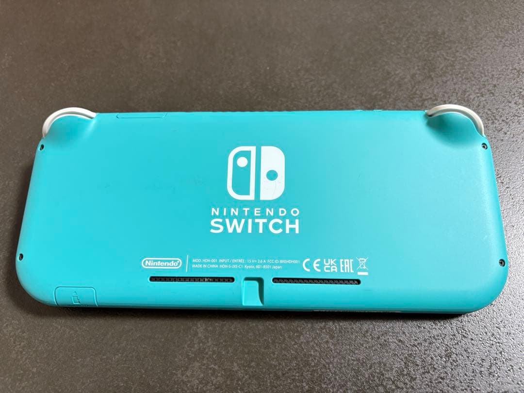 Nintendo Switch Lite ターコイズ 外箱、充電アダプター有