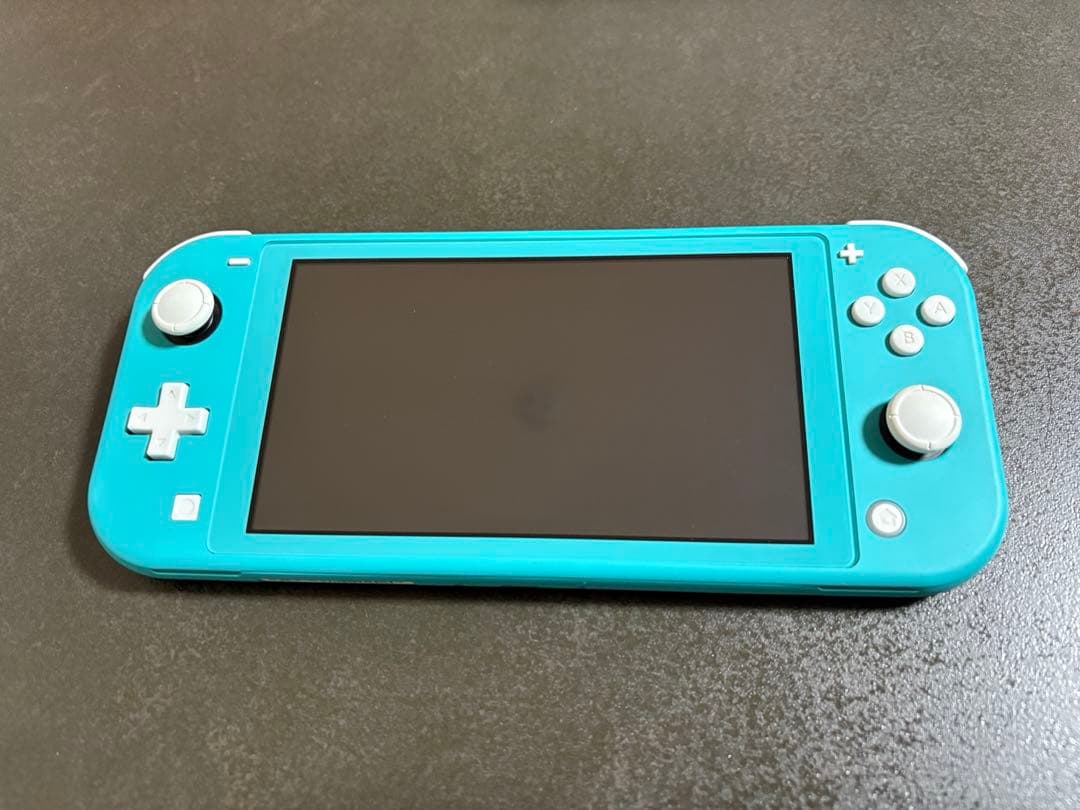 Nintendo Switch Lite ターコイズ 外箱、充電アダプター有