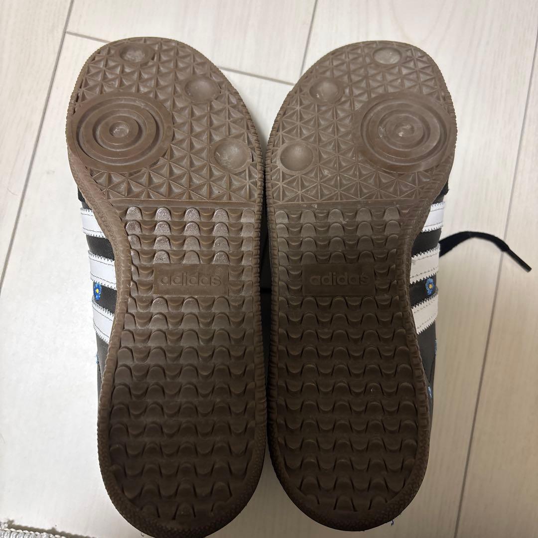 adidas SAMBA OG 花柄ブラック 24.5cm