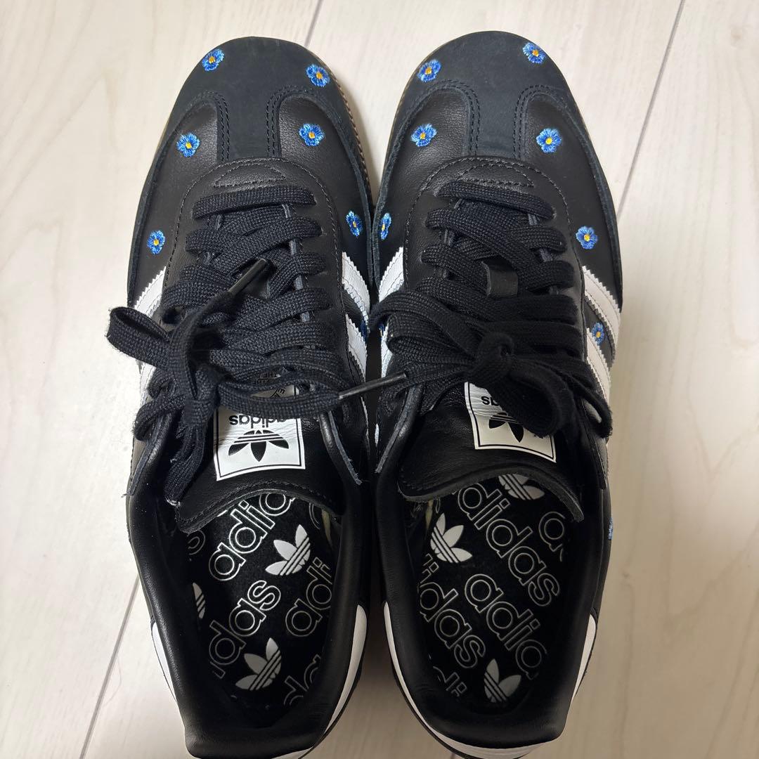 adidas SAMBA OG 花柄ブラック 24.5cm