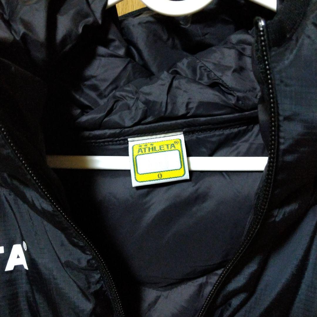 ATHLETA　中綿ウォームアップジャケット サイズ0 黒