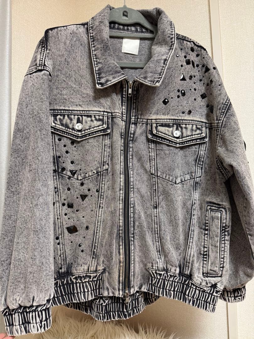 GlamLips 2025グラデストーンdenimブルゾン