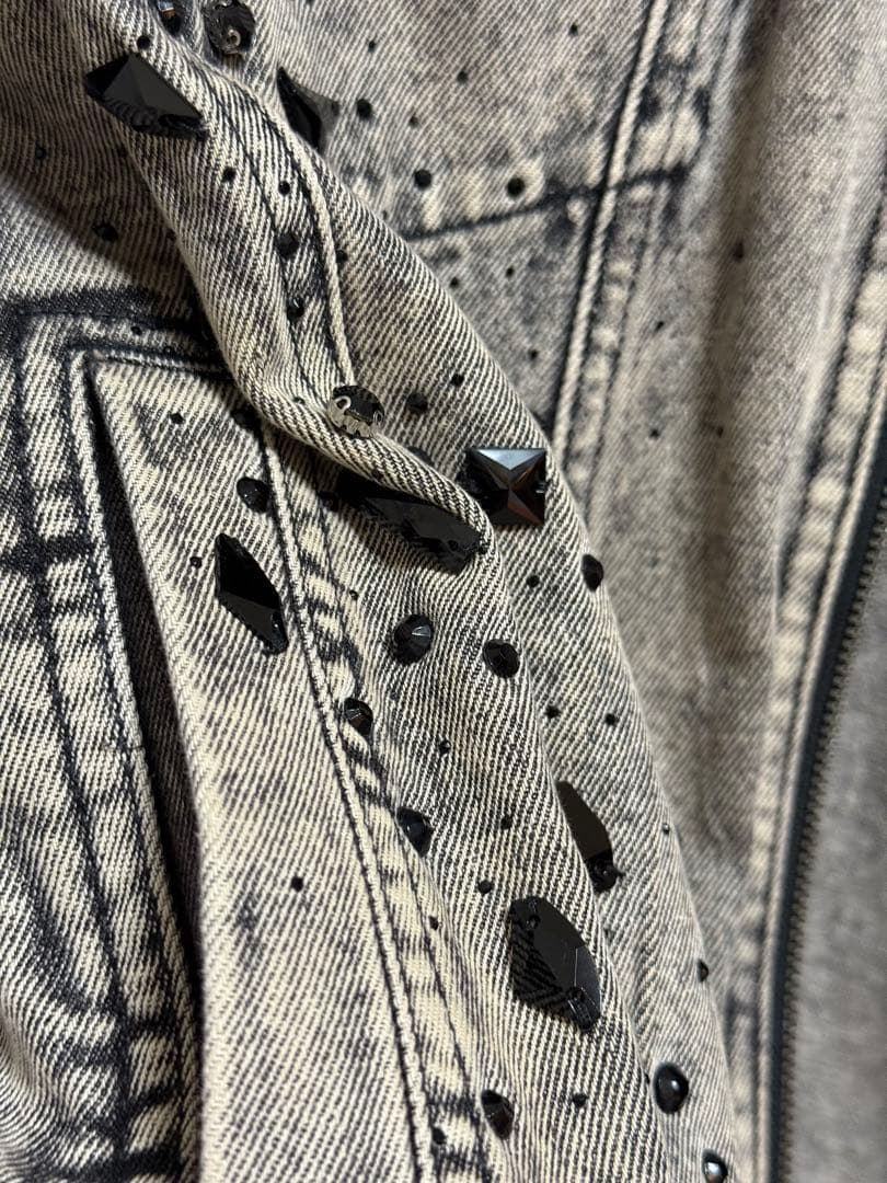 GlamLips 2025グラデストーンdenimブルゾン