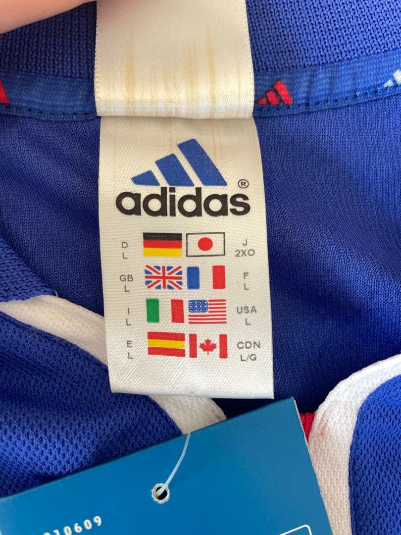 adidasサッカーフランス代表 ユニフォーム 00s