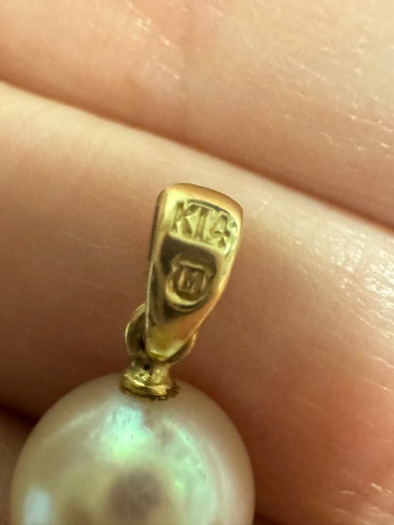 k*u様 ミキモト ペンダントトップ パール アコヤ真珠 約8.0mm 一粒 K