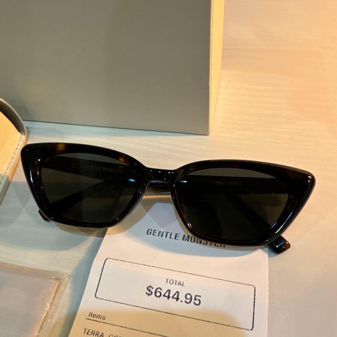 GENTLE MONSTER TERRA COTTA ブラックサングラス