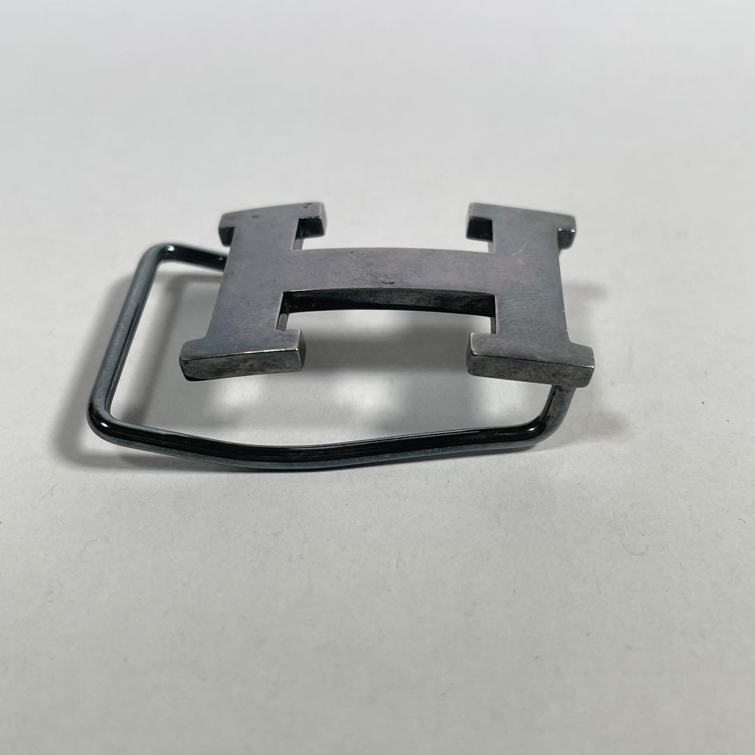 HERMES Hロゴ コンスタンス マネークリップ ビル925 クロームシルバー