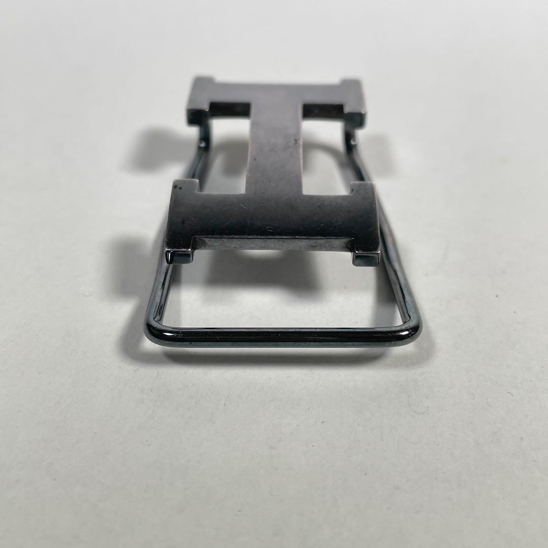 HERMES Hロゴ コンスタンス マネークリップ ビル925 クロームシルバー