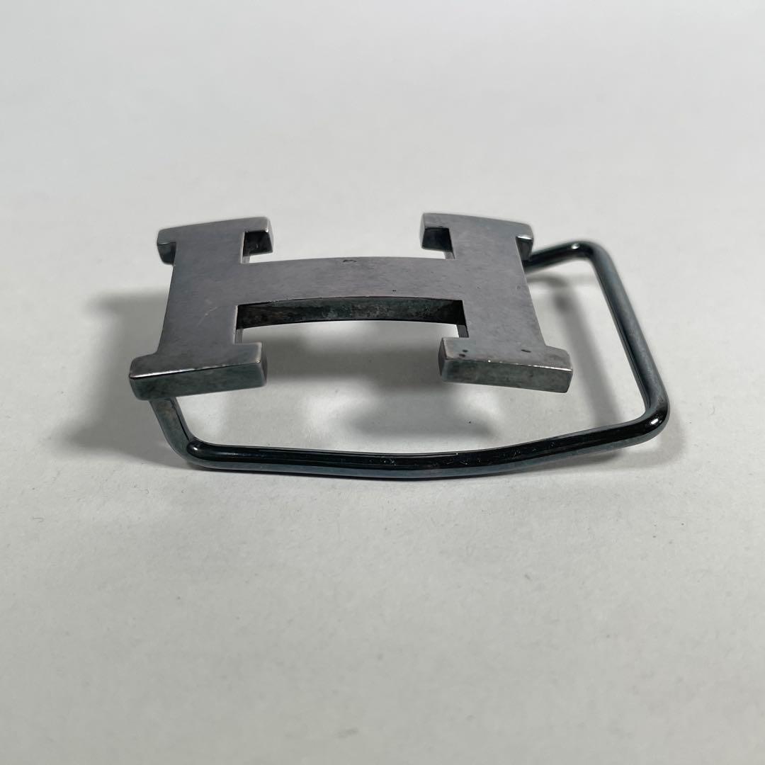 HERMES Hロゴ コンスタンス マネークリップ ビル925 クロームシルバー