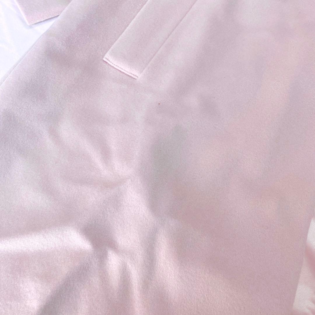 【極美品】UNITED ARROWS◇サイズ38◇ノーカラー コート◇ウール