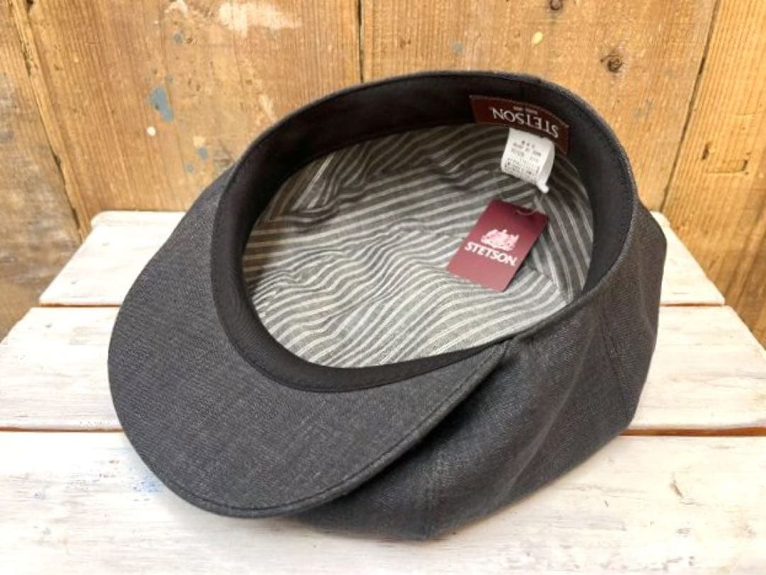 Stetson ステットソン リネンシャンブレー キャスケットBK-L/日本製