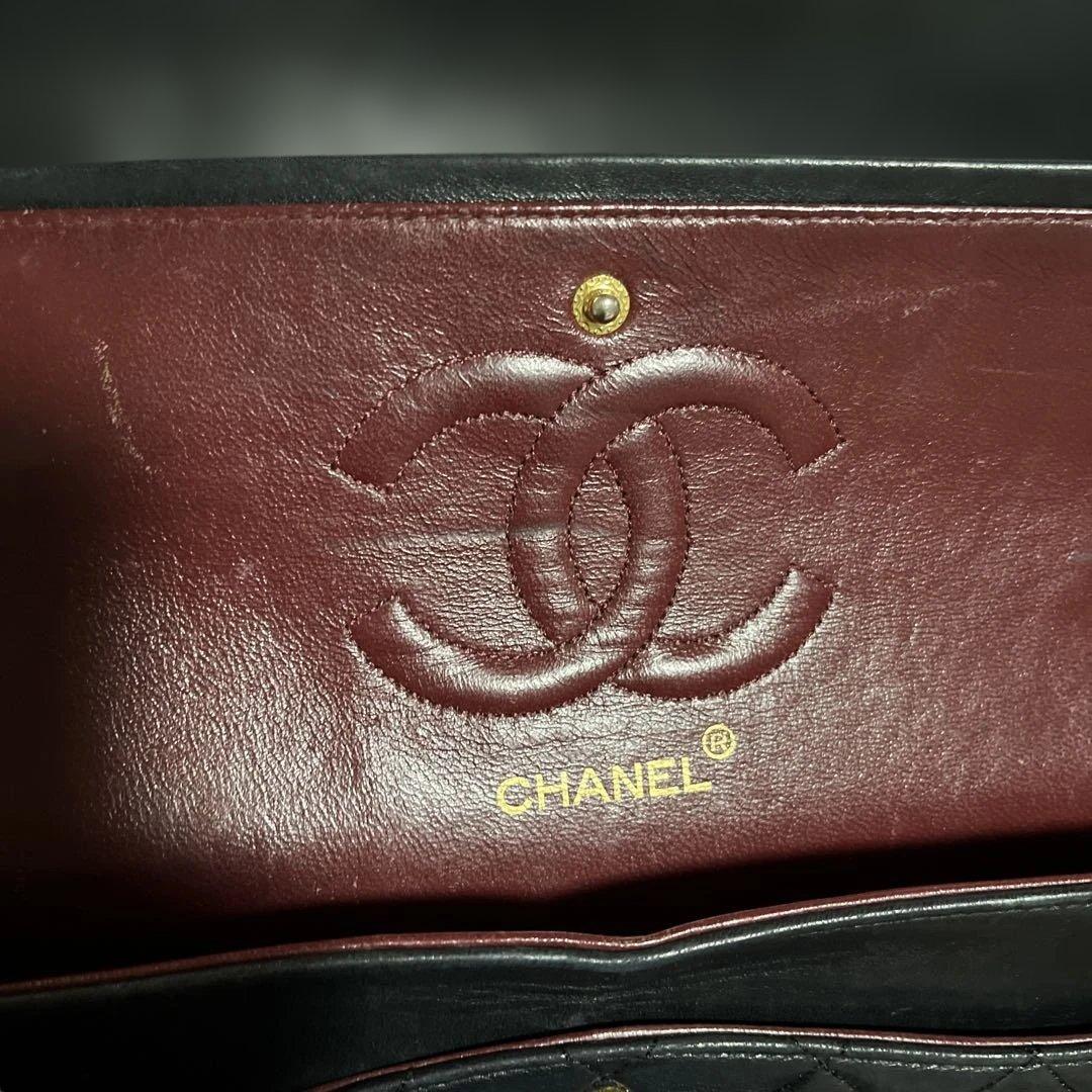 シャネル CHANEL ショルダーバッグ マトラッセ 25 Wチェーン