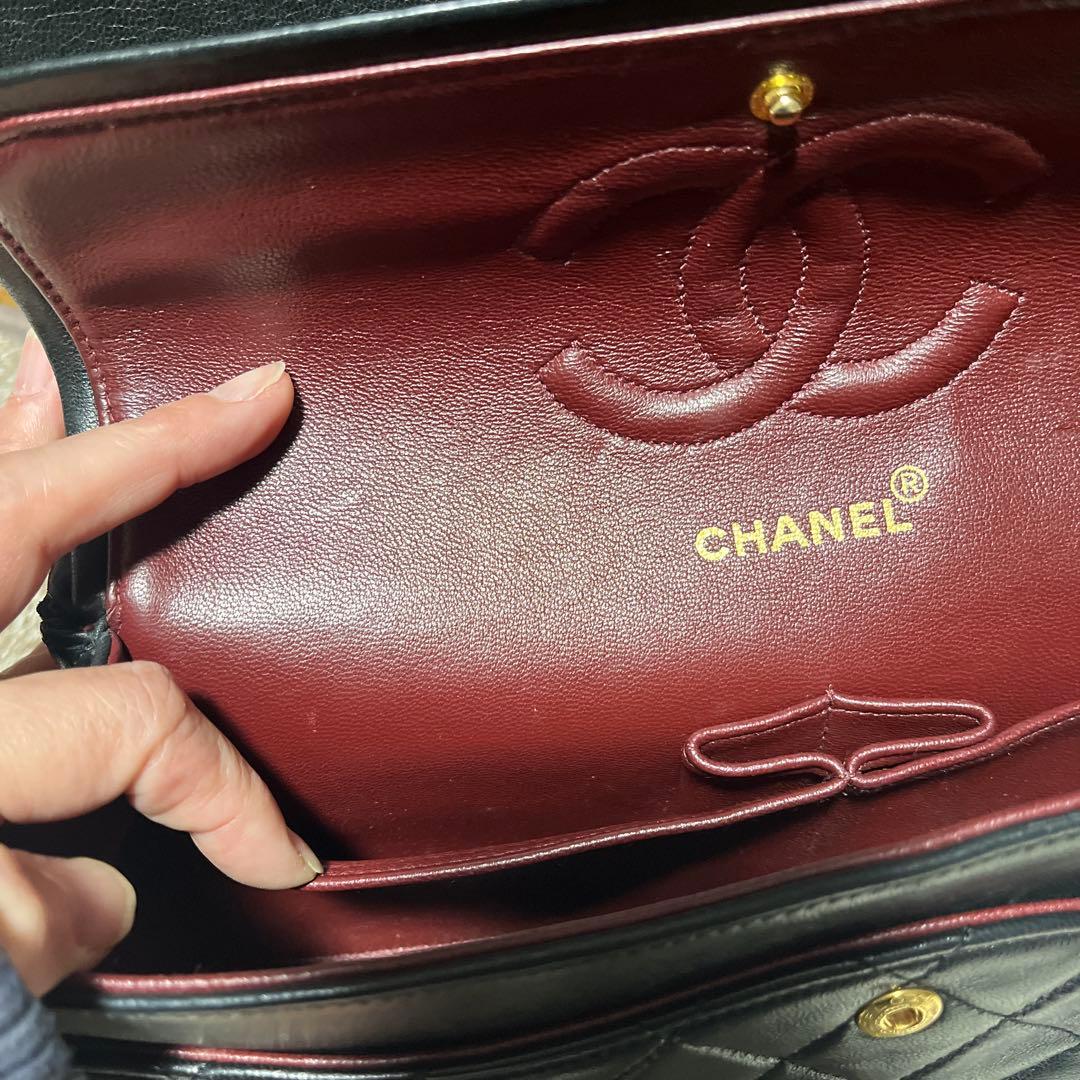 シャネル CHANEL ショルダーバッグ マトラッセ 25 Wチェーン