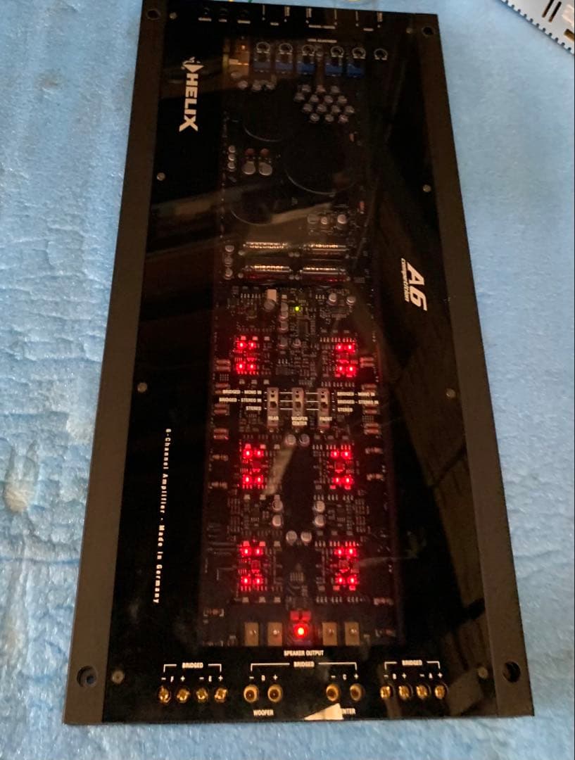 通電のみ　ジャンク　HELIX 6chパワーアンプ　A6