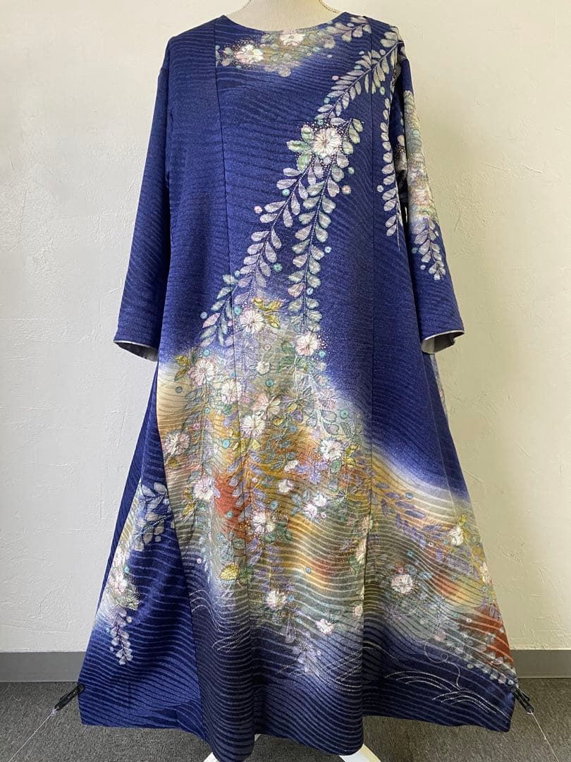 3252 着物　リメイク　ドレス　ワンピース