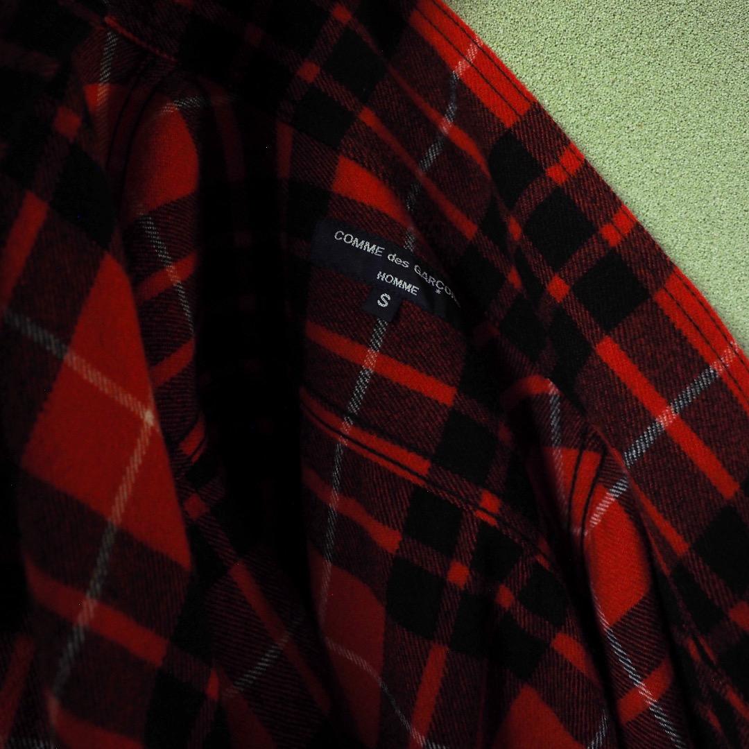 美品 コムデギャルソンオム ジュンヤ チェック カバーオール S 2018