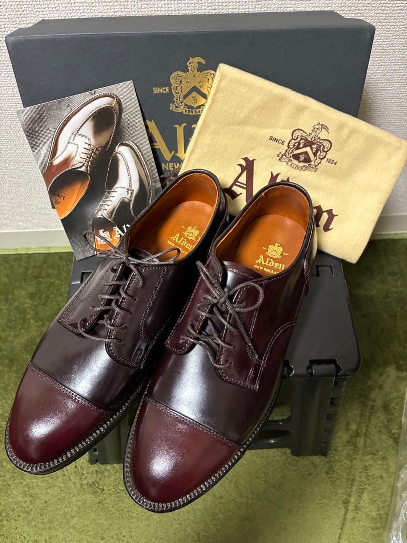 Alden コードバン 2160 ストレートチップシューズ