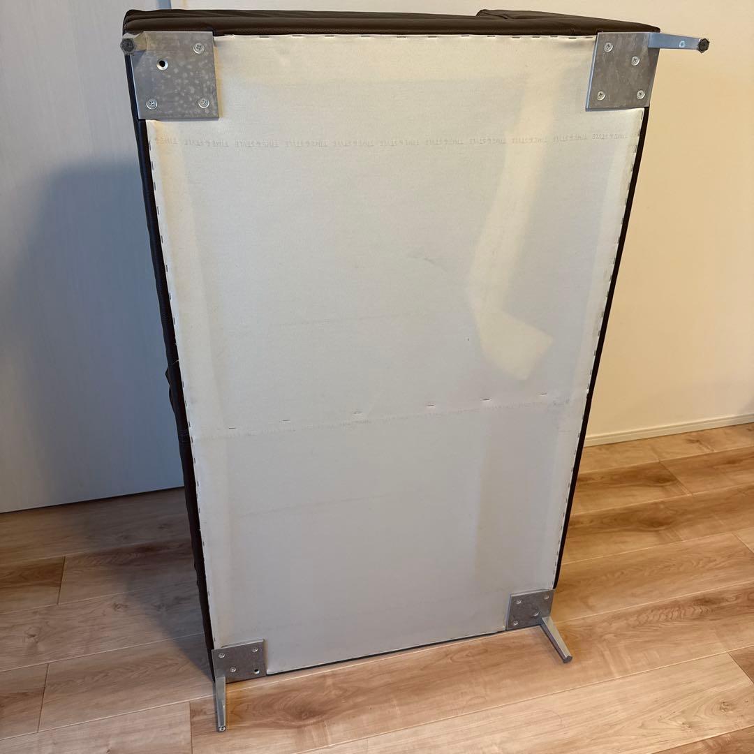 Time&Style ダークブラウン 2人掛けソファ