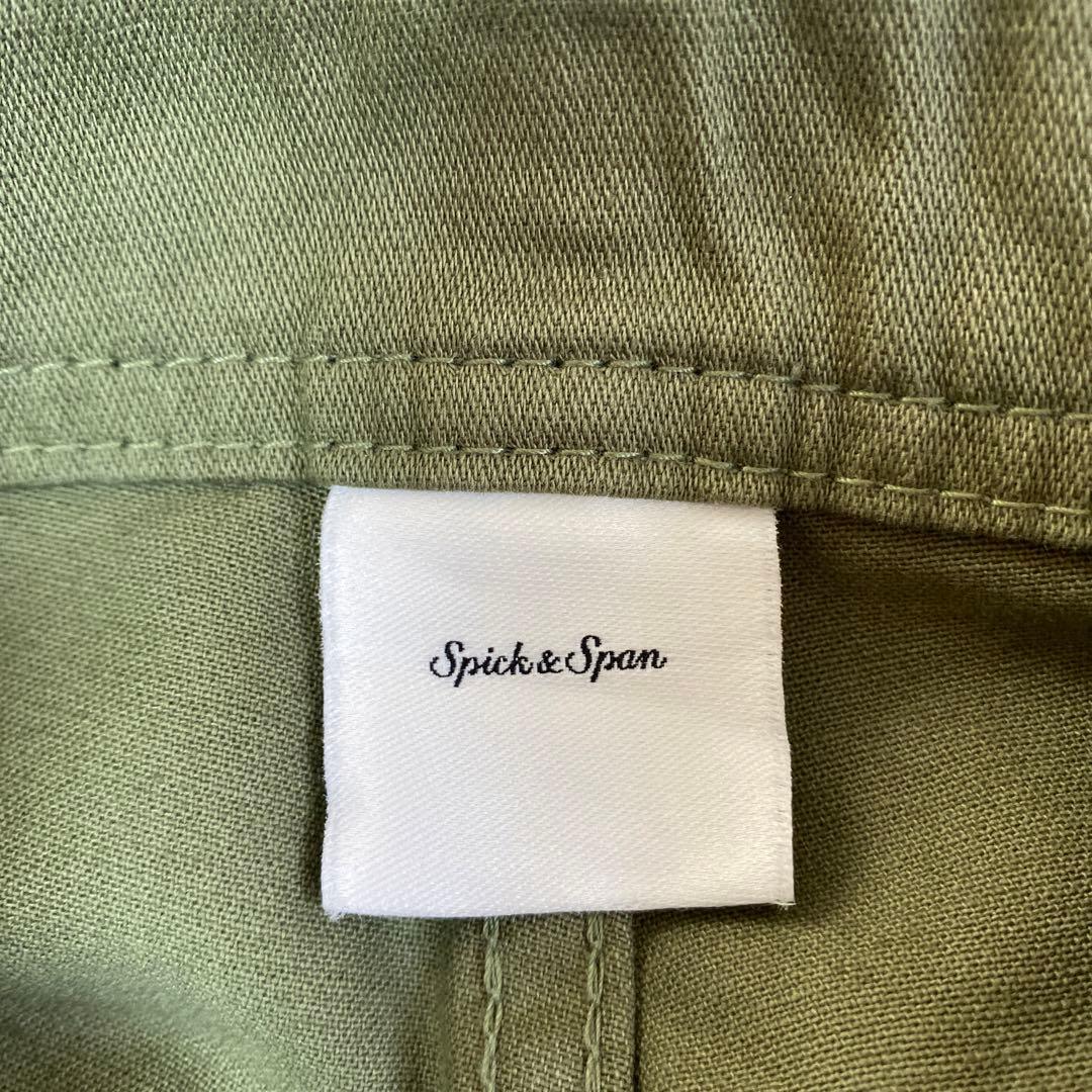 Spick & Span ワークパンツ 34 カーキ