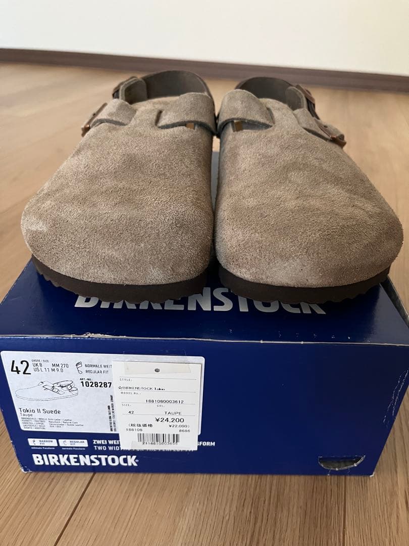 BIRKENSTOCK TOKIO ビルケン トキオ 42 27 スゥエード