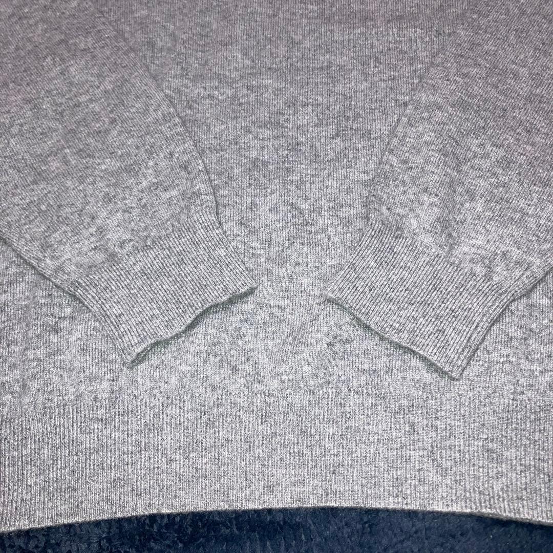 パーリーゲイツ カシミヤ クルーネックニットセーター カシミヤ100 6 グレー