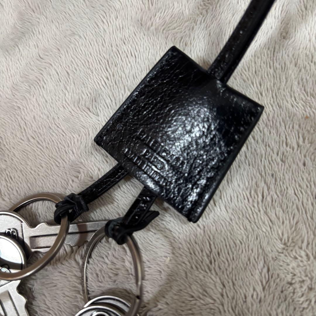 k*i様 BALENCIAGA レザー キーリング キーチェーン じゃらじゃら付