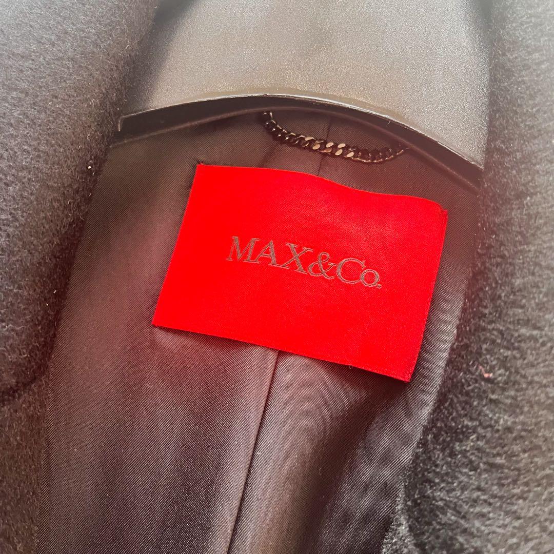 専用　現行品 マックス&コー ラナウェイ ビーバーピーコート ガウンコート