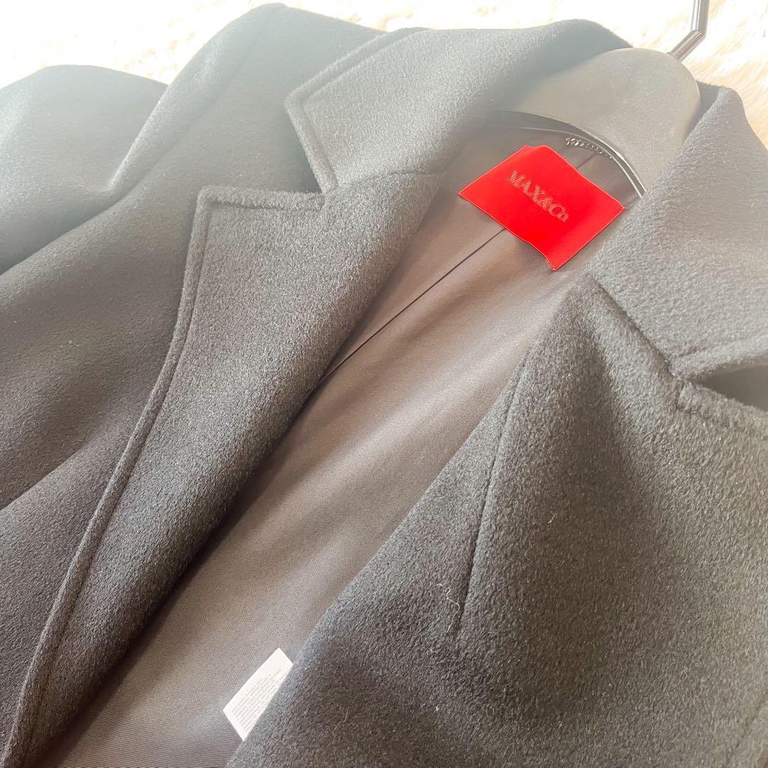 専用　現行品 マックス&コー ラナウェイ ビーバーピーコート ガウンコート