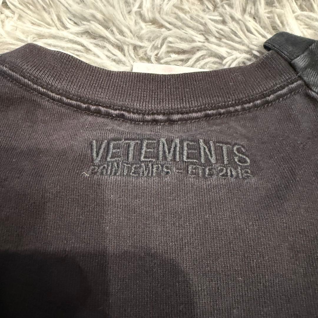ヴェトモン VETEMENTS 18SS 再構築 ロンT 長袖カットソ