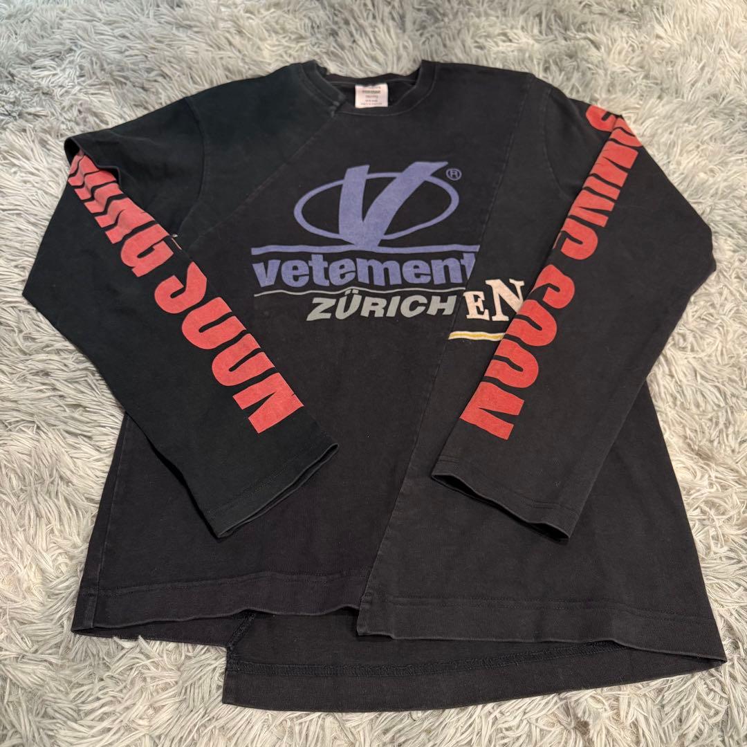 ヴェトモン VETEMENTS 18SS 再構築 ロンT 長袖カットソ