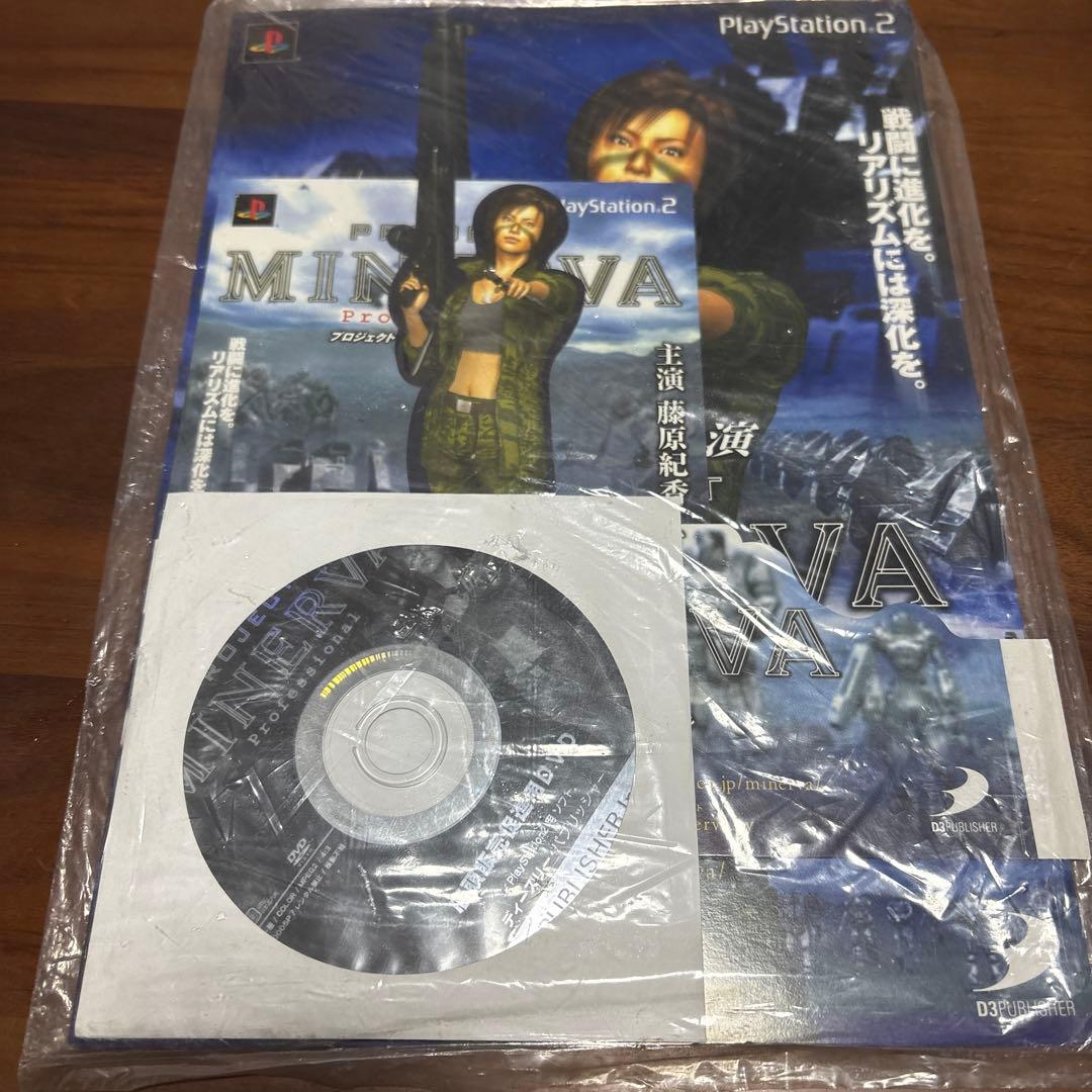 ps2 MINERVA 販促 DVD付き　店頭ポップ　非売品　 2枚入り