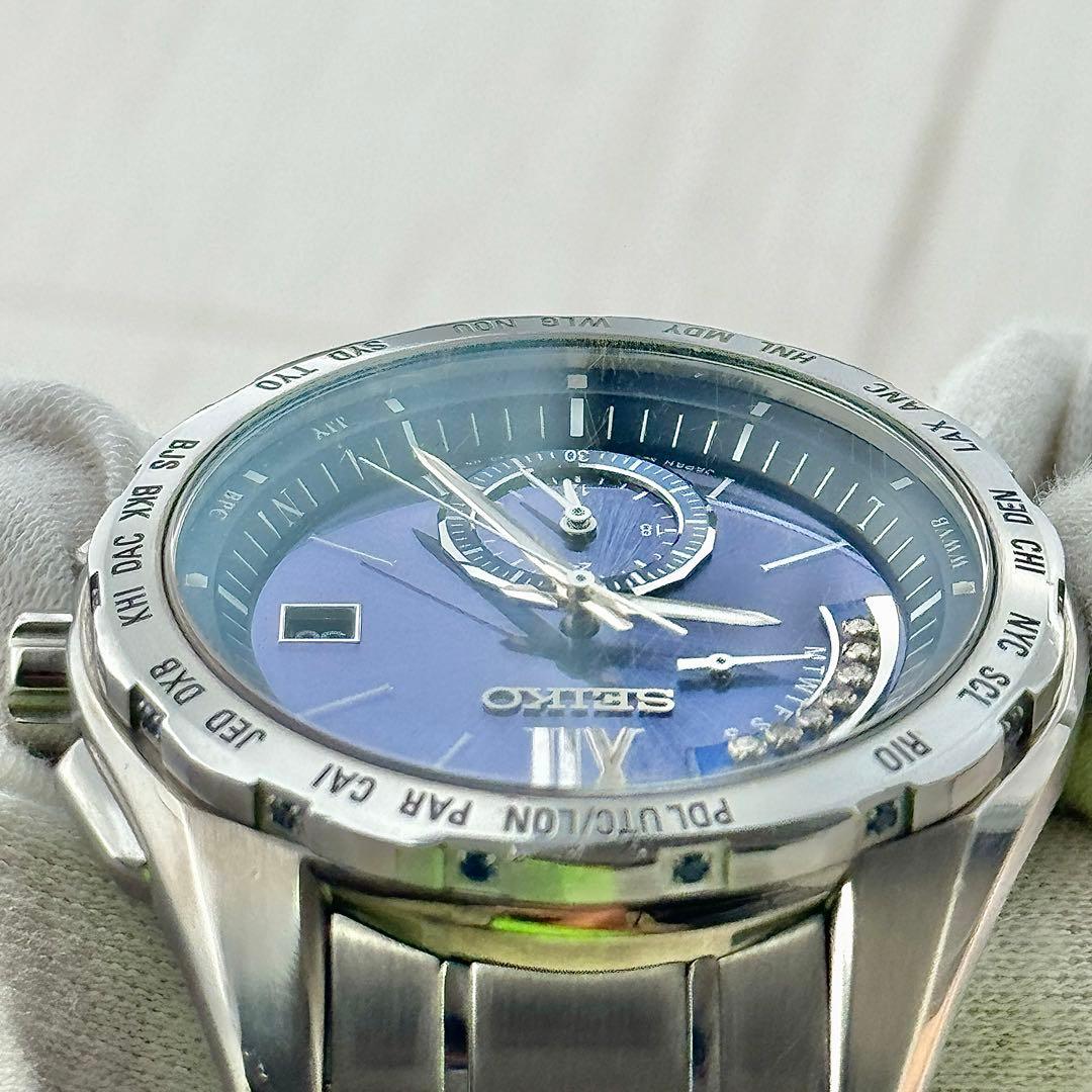 ☆500本限定☆542 セイコー ブライツ 7Pダイヤ デュアルタイム